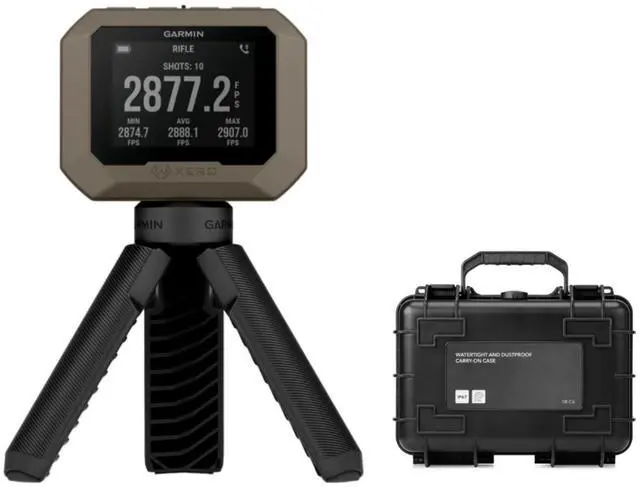 Main image of Garmin Xero C1 Pro Chronograph Bundle with Impact-Proof Watertight and Dustproof Hard Carry Case (2 Items)