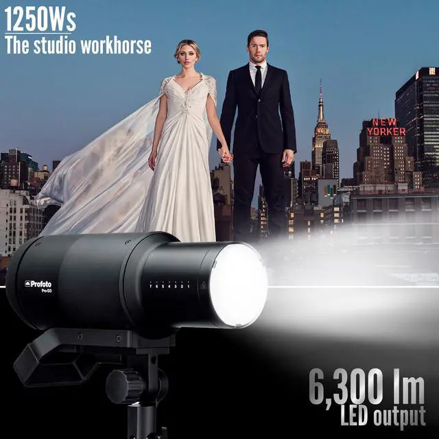 Alt view image 3 of 7 - Profoto Pro-D3 1250W Industrial-Grade Monolight Bundle with Profoto Softbox 3-Feet Octa Silver, Profoto Connect Pro for Canon, and Profoto Softgrid 3-Feet Octa (4 Items)