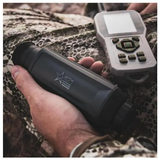 Alt view image 5 of 7 - AGM TaipanV2 25-384 Thermal Monocular with F1.0 Aperture Optics, 50Hz Refresh Speed, and 16GB Memory (Black)
