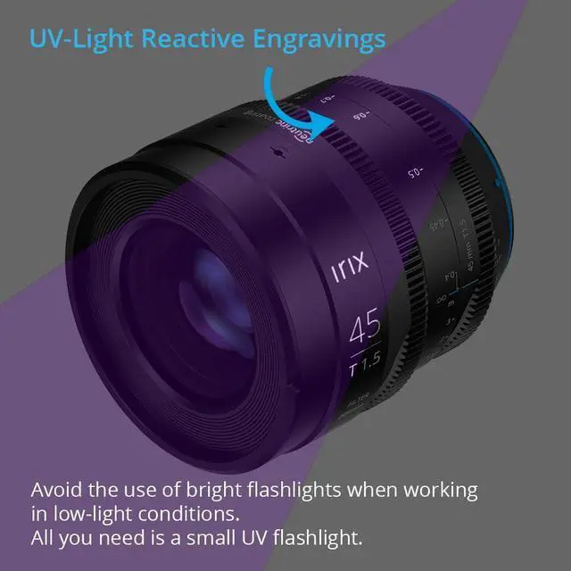 Alt view image 5 of 9 - IRIX 45mm T1.5 Cine Lens for Sony E, Feet