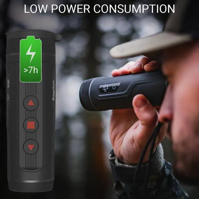 Alt view image 5 of 6 - ATN BlazeTrek 625 Thermal Monocular with 5 Color Palettes, 16GB Storage, Lightweight Design, and Long-Lasting Battery (Black)