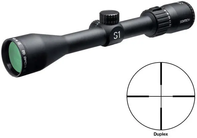 Alt view image 4 of 7 - Sightron S1 4-12x40 G2 Compact, Shockproof, Waterproof, Fogproof, Aluminum Made, Sharp, and Clear View Riflescope with Duplex Reticle (Black)
