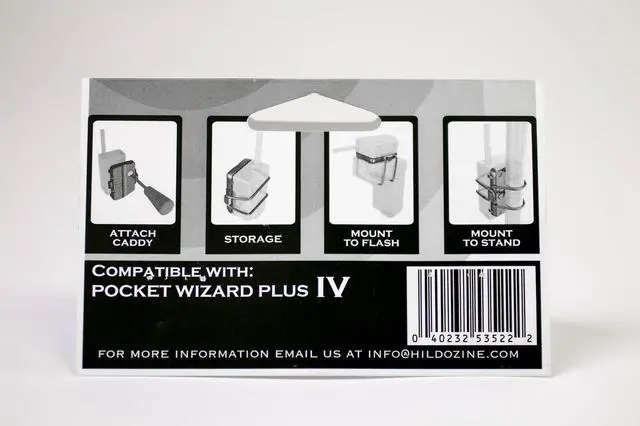 Alt view image 3 of 5 - Hildizone Transciever Caddy V4 for Pocketwizard Plus IV - Attaches to Lightstand