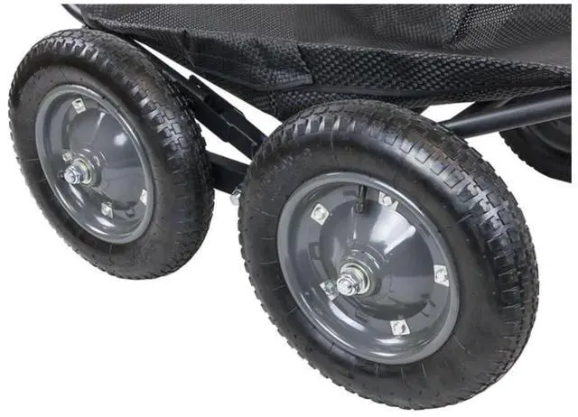 Alt view image 10 of 15 - Hawk Crawler 500 Lb. Capacity Foldable Multi Use Deer Game Recovery Cart, Black