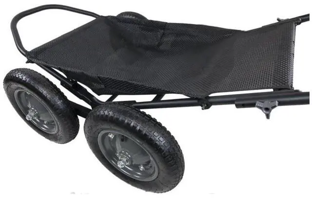 Alt view image 11 of 15 - Hawk Crawler 500 Lb. Capacity Foldable Multi Use Deer Game Recovery Cart, Black