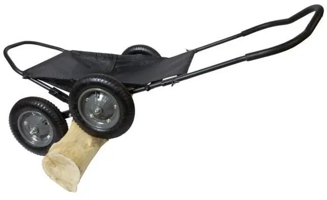 Alt view image 9 of 15 - Hawk Crawler 500 Lb. Capacity Foldable Multi Use Deer Game Recovery Cart, Black