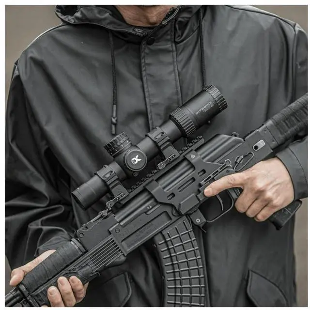 Alt view image 7 of 7 - UTG ACCU-SYNC 34mm QR Picatinny Scope Rings with Locking Quick Release Lever and Tool-Free Tension Adjustment (Black, Medium Profile)