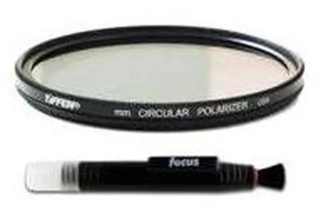 Alt view image 2 of 7 - Tiffen Circular Polarizing Filter and Lens Cleaning Brush Kit (46mm)