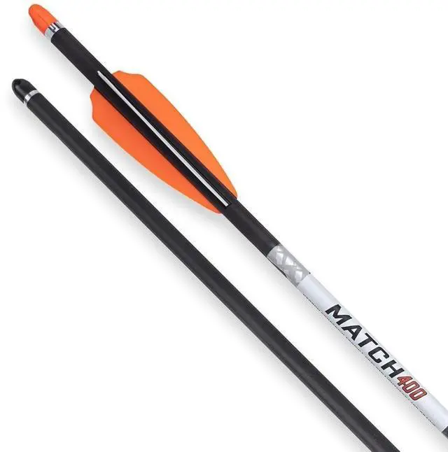 Alt view image 2 of 7 - Ten Point Wicked Ridge Match 400 Grains .004 Inch Straight Alpha-Nock 20-Inch Carbon Arrow (6-Pack)