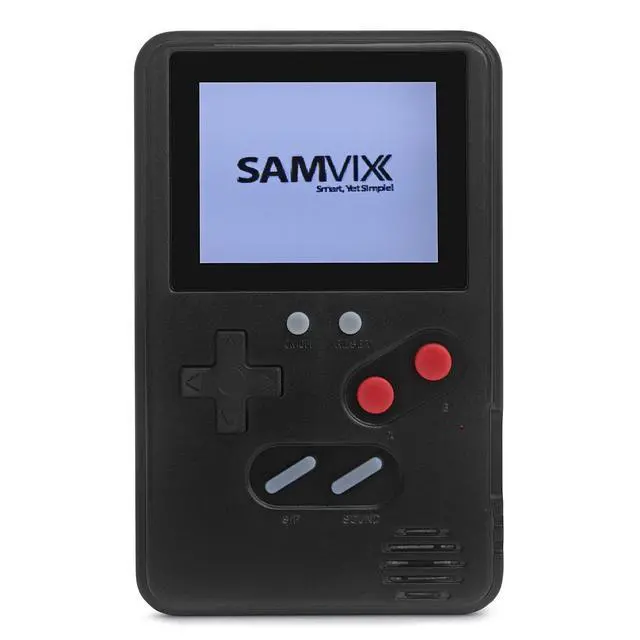 Alt view image 2 of 6 - Samvix GoobaBoy - Kosher Game Console with Over 400 Console Games, Rechargable Battery, and Colored Screen