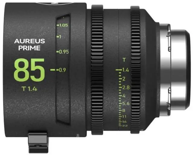 Main image of NiSi 85mm Aureus Prime Full Frame T1.4 Cinema Lens with Virtually Zero Focus Breathing and 46mm Imaging Circle (PL Mount)