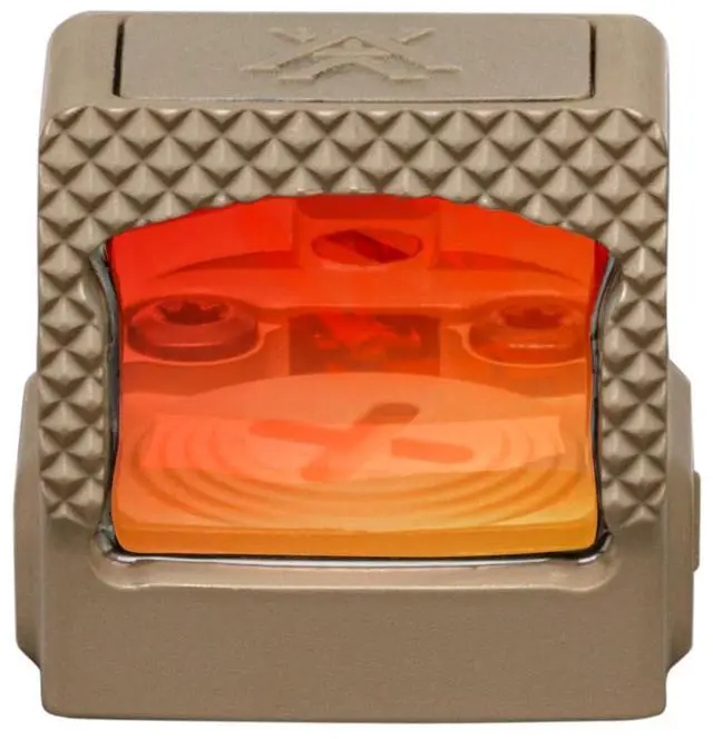 Alt view image 6 of 7 - Vortex Defender - CCW 3 MOA Micro Red Dot with 10 Brightness Settings (Tan)