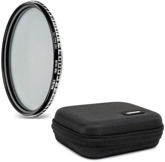 Main image of NiSi 82mm True Color CPL PRO Nano Filter Bundle with Hard-Shell Filter Case (Fits 8 Filters up to 95mm)