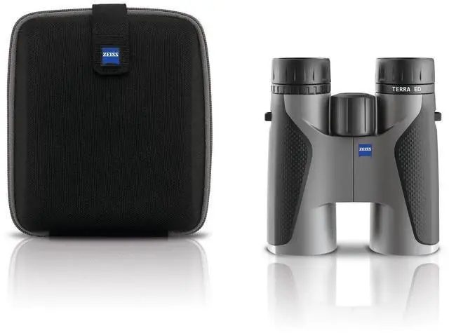 Alt view image 5 of 7 - ZEISS 8x42 Terra ED Binoculars (Gray) - Premium Optics for Bird Watching and Outdoor Activities with Extra-Low Dispersion Glass - Compact and Lightweight Design Bundle with Cleaning Kit (2 Items)