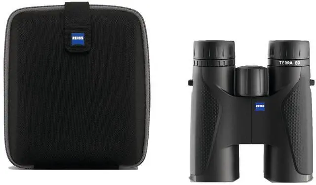 Alt view image 5 of 7 - Zeiss 10x42 Terra ED Binoculars (Black) & Zeiss Cleaning Kit Bundle (2 Items)