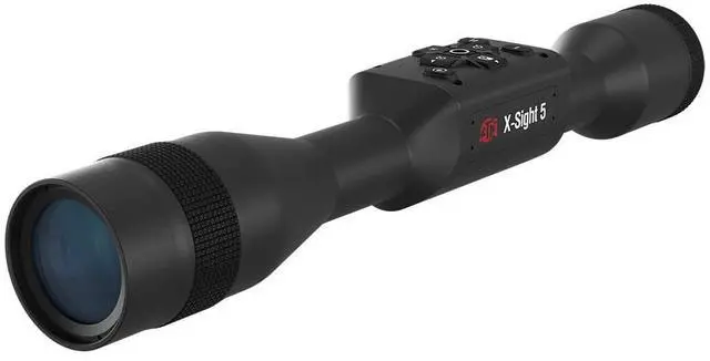 Main image of ATN X-Sight 5 3-15x Ultra HD 4K Plus Weather-Resistant Smart Day and Night Vision Rifle Scope with High-Resolution Display, Reticle Editor, and Ballistic Calculator (Black)