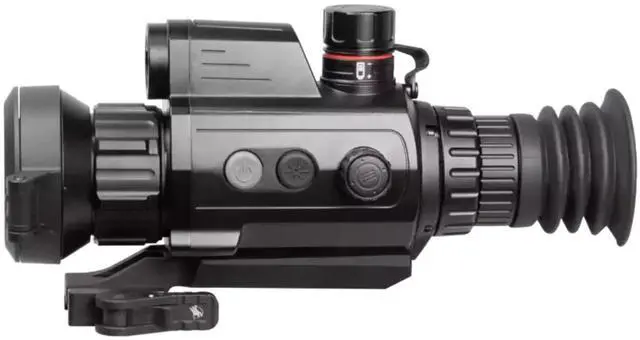 Alt view image 3 of 7 - AGM VarmintV2 LRF 50-384 Thermal Imaging Riflescope w/ Laser Range Finder 384x288 (50 Hz) 50mm Lens WiFi and Video (Black)
