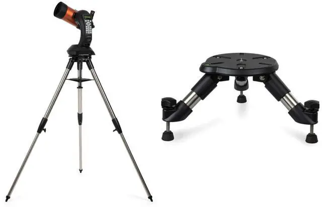 Main image of Celestron Nexstar 4SE Maksutov-Cassegrain GoTo Telescope Bundle with Table Top Tripod (2 Items)