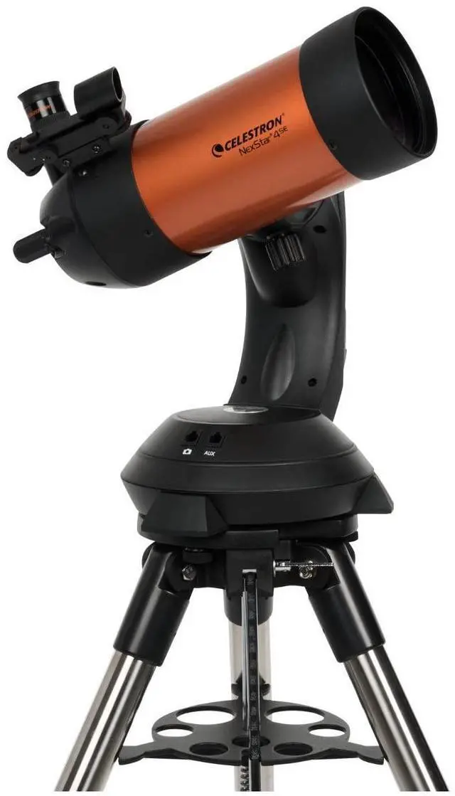 Alt view image 4 of 7 - Celestron Nexstar 4SE Maksutov-Cassegrain GoTo Telescope Bundle with Table Top Tripod (2 Items)