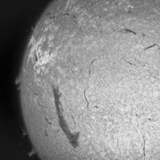 Alt view image 6 of 6 - Celestron Heliostar 76 H-Alpha 76mm Aperture Telescope Bundle with SolarQuest Solar Tracking Mount and HelioFind Solar Finder (2 Items)