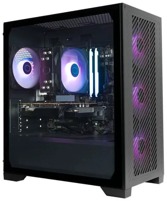 Main image of Cooler Master BLACK R7 5700GT/32GB/1TB/ GTX 4060 8GB Card Gaming Desktop