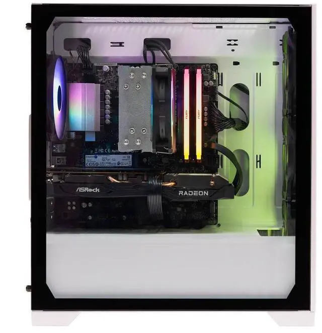 Alt view image 2 of 4 - Cooler Master WHITE R7 5700GT/32GB/1TB/ GTX 4060 8GB Card Gaming Desktop