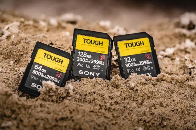 Alt view image 3 of 20 - Sony 64GB UHS-II TOUGH SD CARD R300 W299