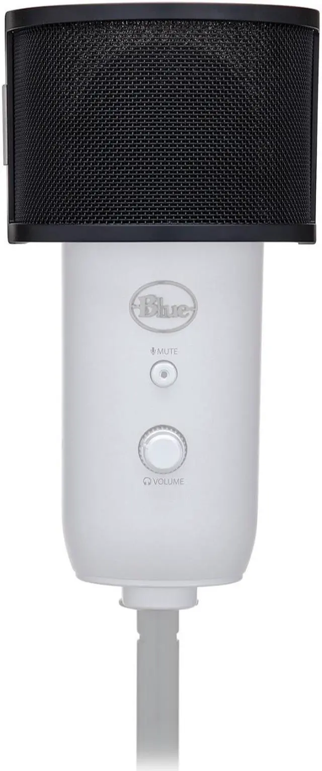 Alt view image 2 of 4 - Blue Microphones Yeti (Blackout) Professional Multi-Pattern USB Mic for Recording & Streaming Bundle with Pop Filter