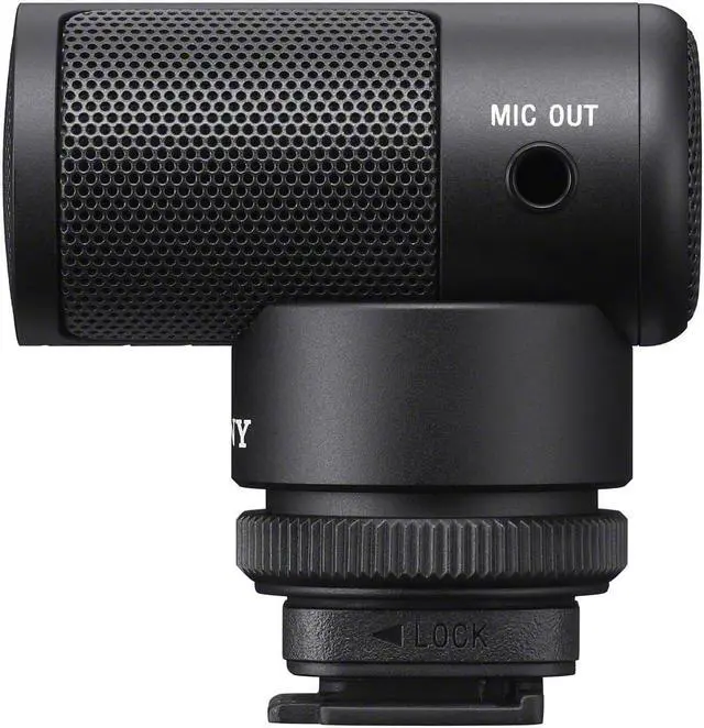 Alt view image 2 of 7 - Sony Vlogger Shotgun Microphone with MI Shoe and 3.5mm Male-Female Audio Cable