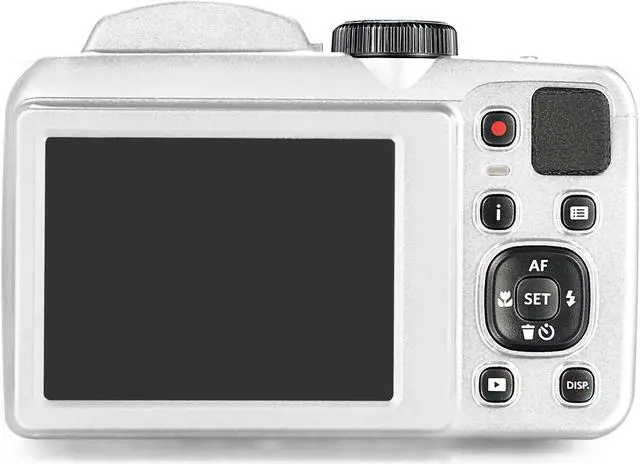 Alt view image 5 of 17 - Kodak PIXPRO AZ252 Astro Zoom 16MP Digital Camera (White)