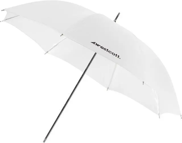 Main image of Westcott Optical White Satin Diffusion Standard Umbrella (45")
