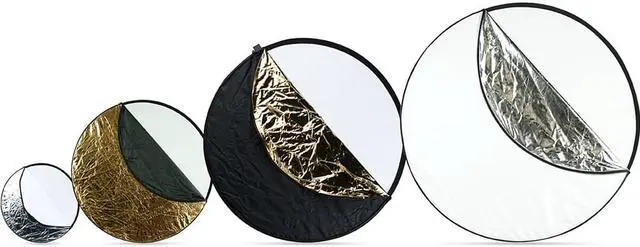 Alt view image 5 of 19 - Westcott Collapsible 5-in-1 Reflector with Gold Surface (20")