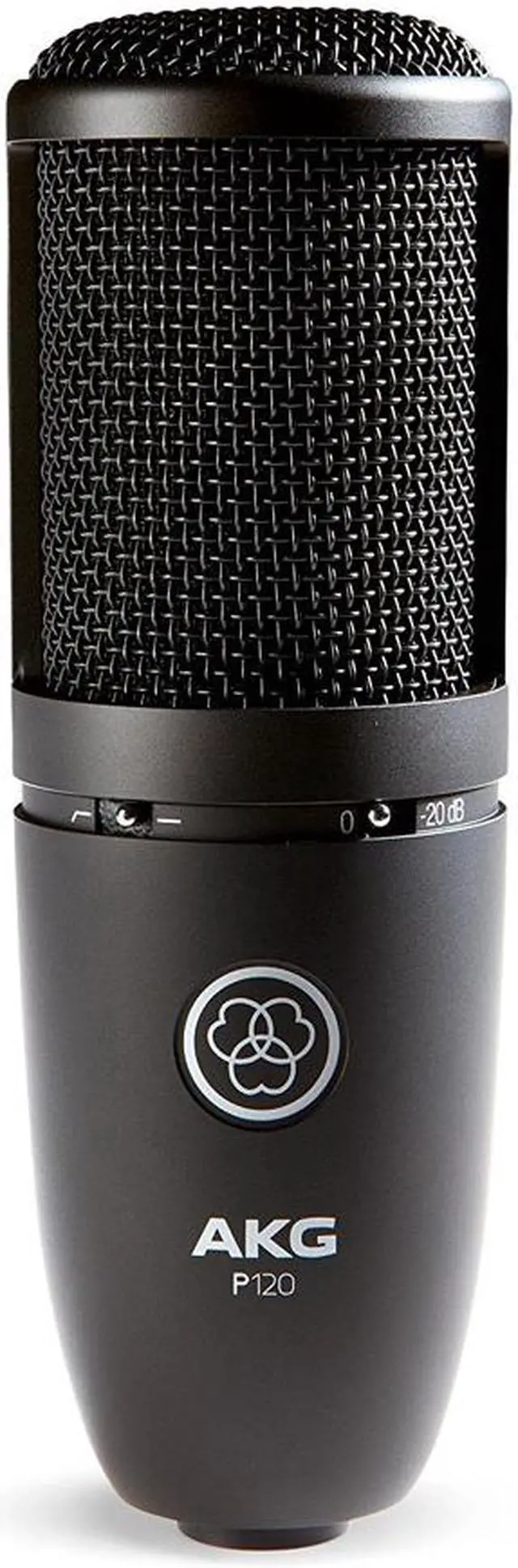 Alt view image 4 of 4 - AKG P120 High Performance Recording Microphone with Pop Filter and Boom Arm