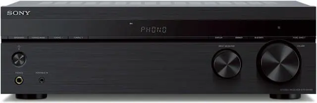 Alt view image 4 of 7 - Sony STRDH190 2-ch Stereo Receiver with Phono Inputs and Bluetooth bundle