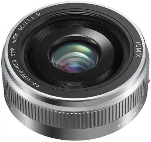 Alt view image 2 of 12 - Panasonic Lumix G 20mm f/1.7 II ASPH Lens (Silver)