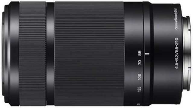 SONY SEL55210/B E 55-210mm F/4.5-6.3 OSS LENS, Ø49