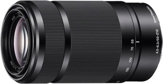 Alt view image 2 of 20 - SONY SEL55210/B E 55-210mm F/4.5-6.3 OSS LENS, Ø49