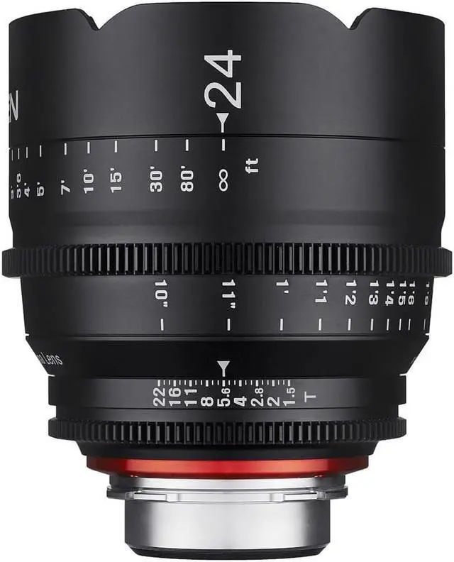 Alt view image 5 of 13 - Rokinon Xeen 24mm T1.5 Cine Lens for Sony E Mount #XN24-NEX