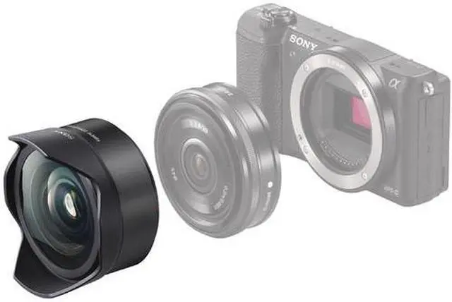 Alt view image 3 of 11 - Sony VCL-ECF2 Fisheye Converter For SEL16F28 and SEL20F28