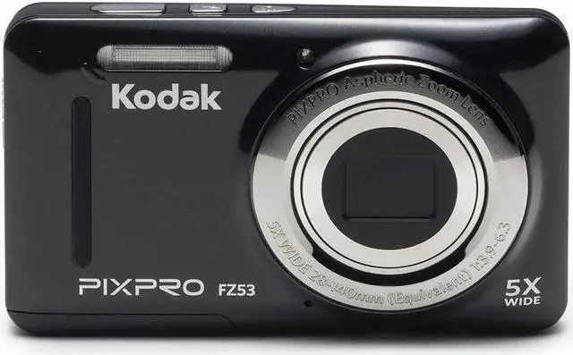 Alt view image 4 of 17 - Kodak PixPro Friendly Zoom FZ53 Digital Camera, Black #FZ53-BK
