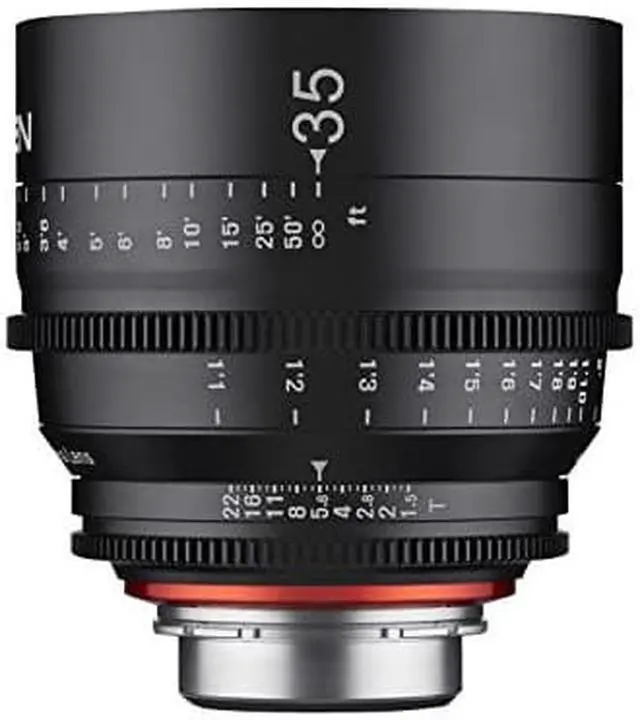 Alt view image 4 of 11 - Rokinon Xeen 35mm T/1.5 Pro Cine Lens (for Video DSLR PL Mount Cameras) Blackmagic PL Mount