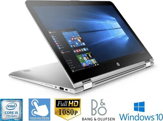 Alt view image 4 of 9 - HP Laptop ENVY x360 Intel Core i5-7200U 12GB Memory 1TB HDD Intel HD Graphics 620 15.6" Touch Screen Windows 10 Home 64-Bit m6-aq103dx