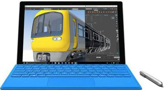 Alt view image 4 of 9 - Microsoft Surface Pro 4 Intel Core i5-6300U 4GB Memory 128 GB SSD Intel HD Graphics 520 12.3" Touch Screen 2736 x 1824 Detachable 2-in-1 Laptop with Stylus Windows 10 Pro 64-bit CR5-00001