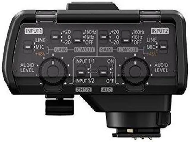 Alt view image 7 of 20 - Panasonic Lumix DMW-XLR1 XLR Professional Microphone Adapter for DC-GH5 Camera