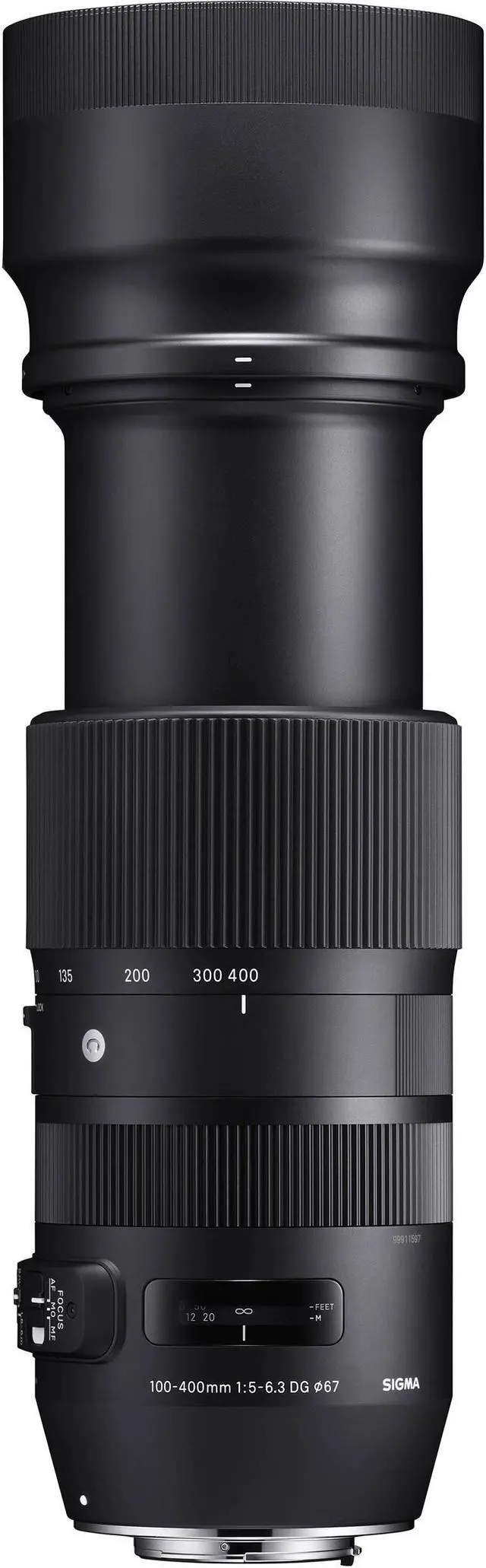 Alt view image 4 of 20 - Sigma 100-400mm f/5-6.3 DG OS HSM Contemporary Lens for Nikon (729955)