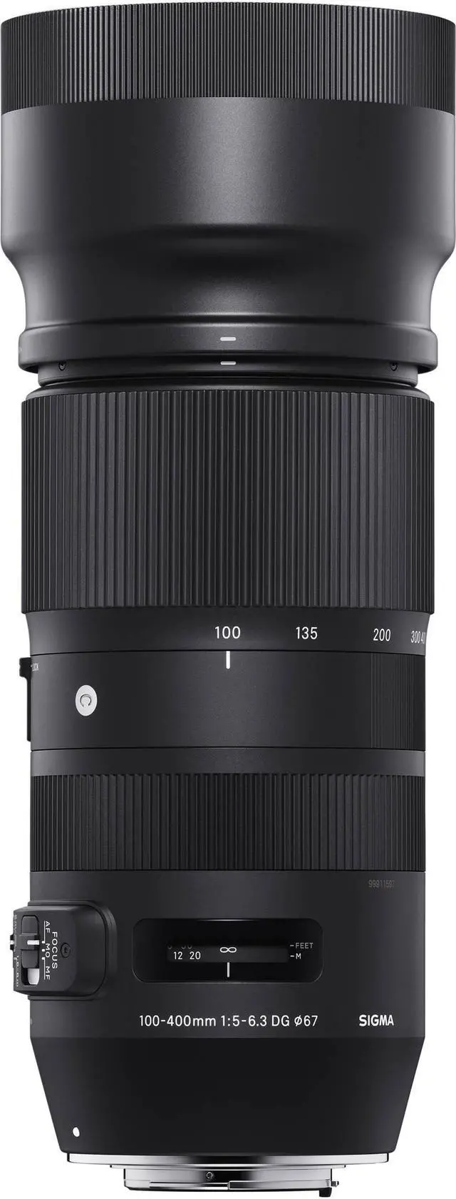Alt view image 3 of 20 - Sigma 100-400mm f/5-6.3 DG OS HSM Contemporary Lens for Nikon (729955)