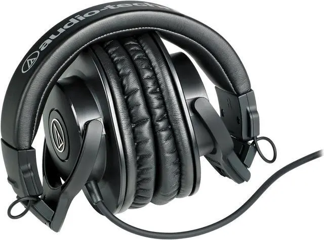 Alt view image 2 of 20 - Audio-Technica ATH-M30x Professional Monitor Headphones, 96dB, 15-20kHz- Black