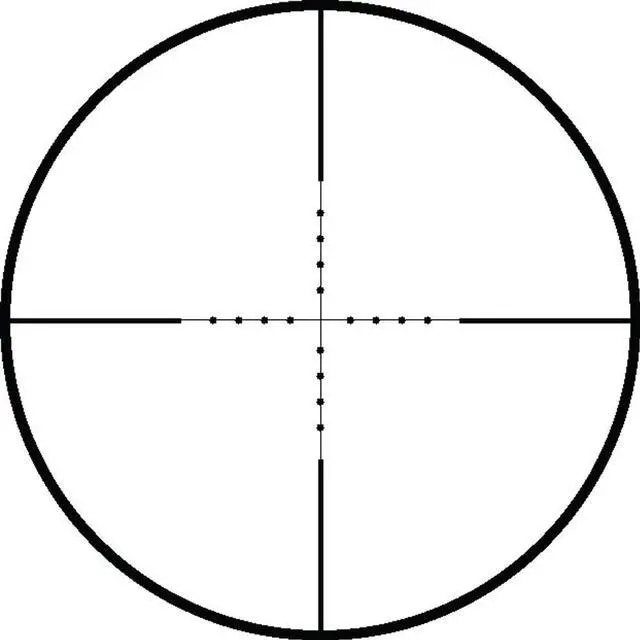 Alt view image 3 of 4 - Hawke Vantage 4-12x40 IR Riflescope, Mil Dot Reticle - 14141 with 2pc Rings