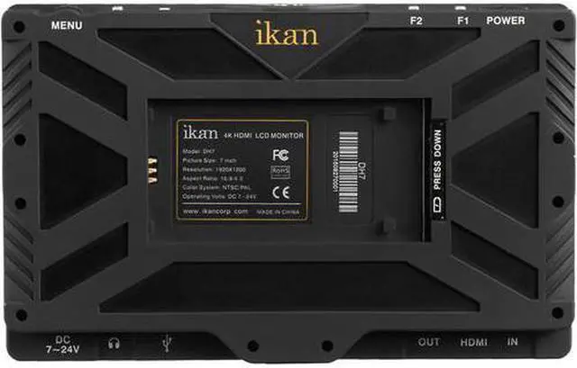Main image of iKan DH7 7" Full HD HDMI LED Monitor, 1920x1080 (Supports 4K Input)