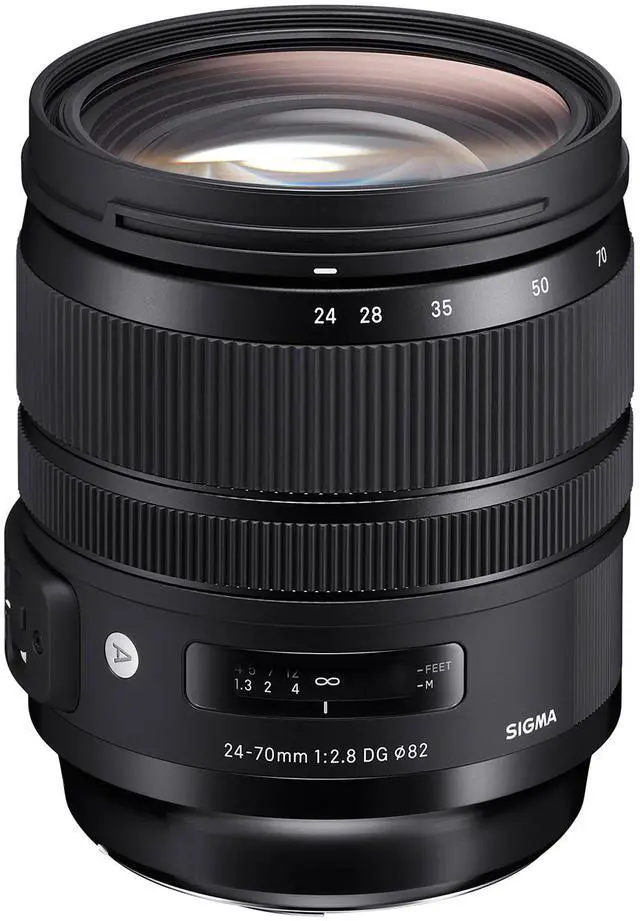 Alt view image 3 of 7 - Sigma 24-70mm f/2.8 DG OS HSM ART Lens for Canon with Dock and Backpack Bundle